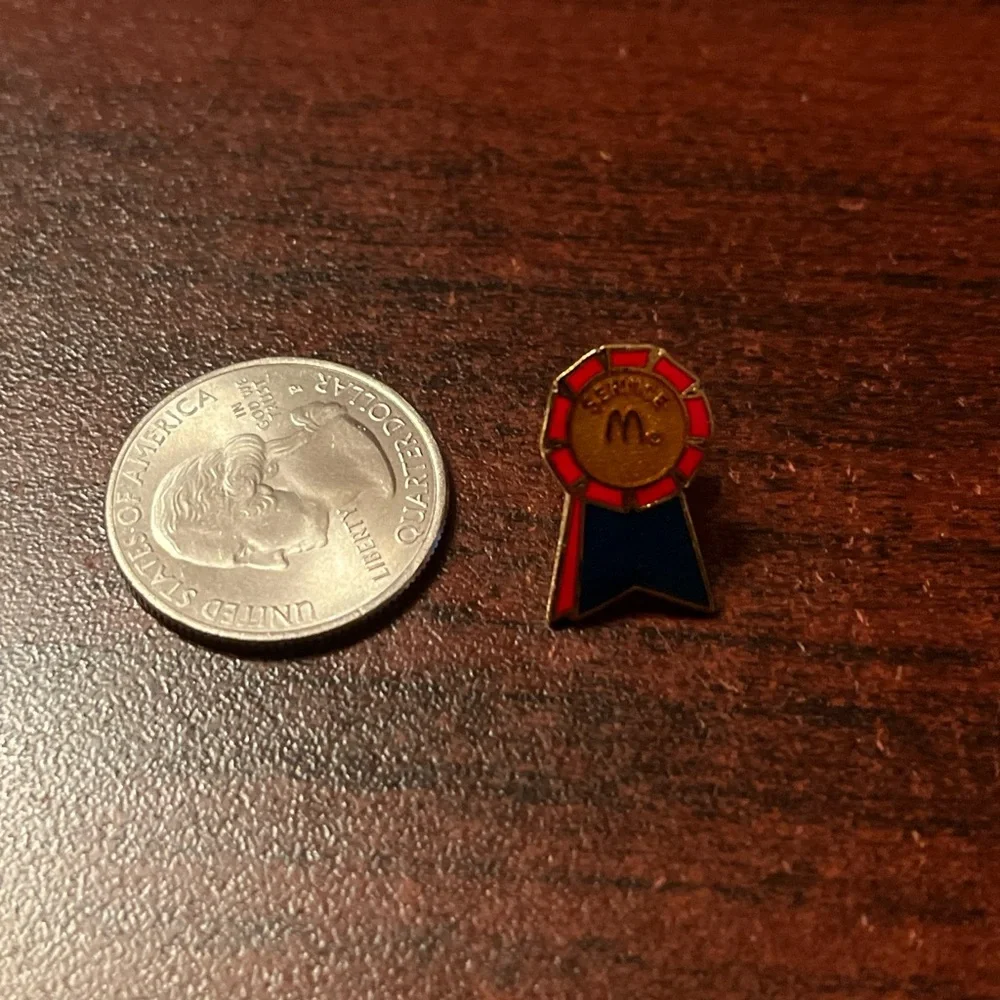 Lot Of 4 McDonald’s Employee Lapel Hat‎ Pins